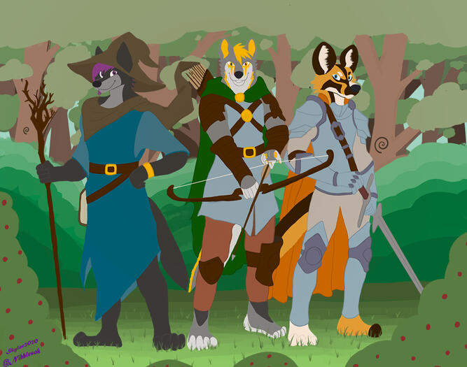 Three Chosen Warriors
